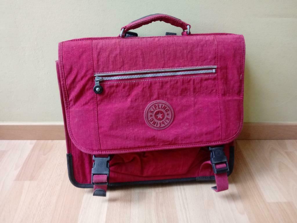 KIPLING BOEKENTAS in goede staat (rode kleur), Ophalen, Gebruikt, Rood, Aktetas of Boekentas