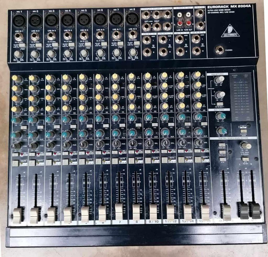Behringer Eurorack MX2004A 20-Channel Mic / Line Mixer, Muziek en Instrumenten, Ophalen, Gebruikt, 20 kanalen of meer