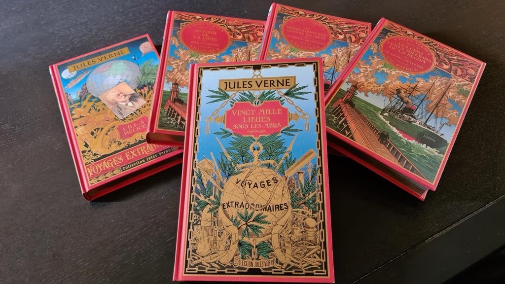 Voyages extraordinaires Jules Vernes 21 vol reliés, Enlèvement