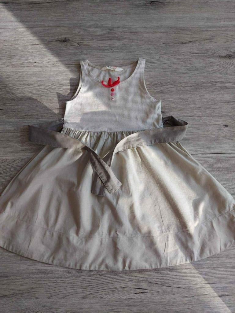 Robe beige H&M taille 98/104 très bon état, Kinderen en Baby's, Kinderkleding | Maat 98, Gebruikt, Meisje, H&M, Ophalen of Verzenden
