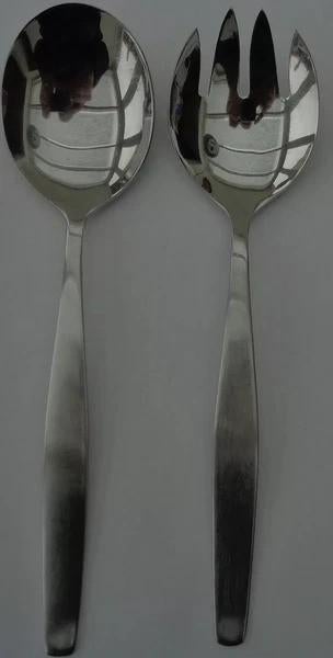 Amefa Amsterdam Saladecouvert 21cm Lepel en Vork, Huis en Inrichting, Keuken | Bestek, Verzenden, Zo goed als nieuw, Inox of Chroom