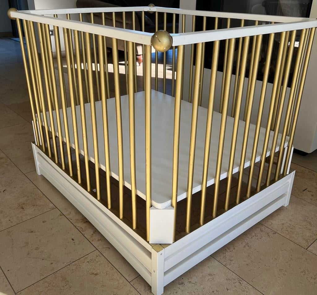 Mooi kinderpark met Aerosleep matras en beschermer te koop., Kinderen en Baby's, Babyparken, Ophalen, Zo goed als nieuw