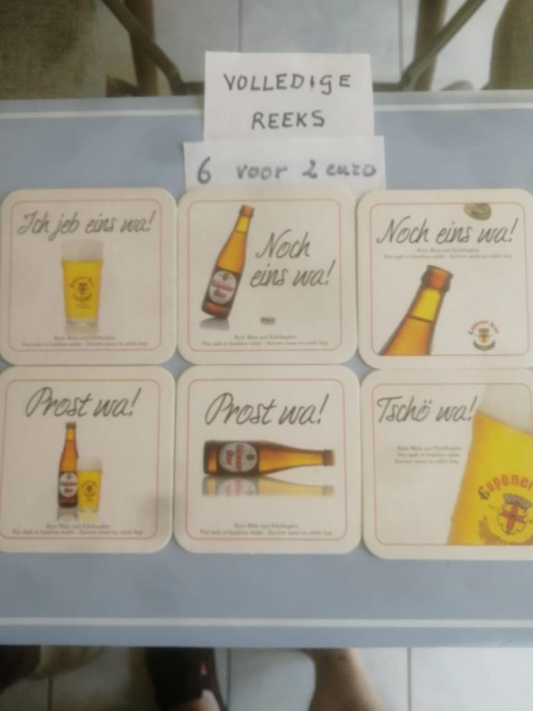 Volledige reeks bierviltjes - Eupener bier - €2, Collections, Enlèvement ou Envoi, Sous-bock