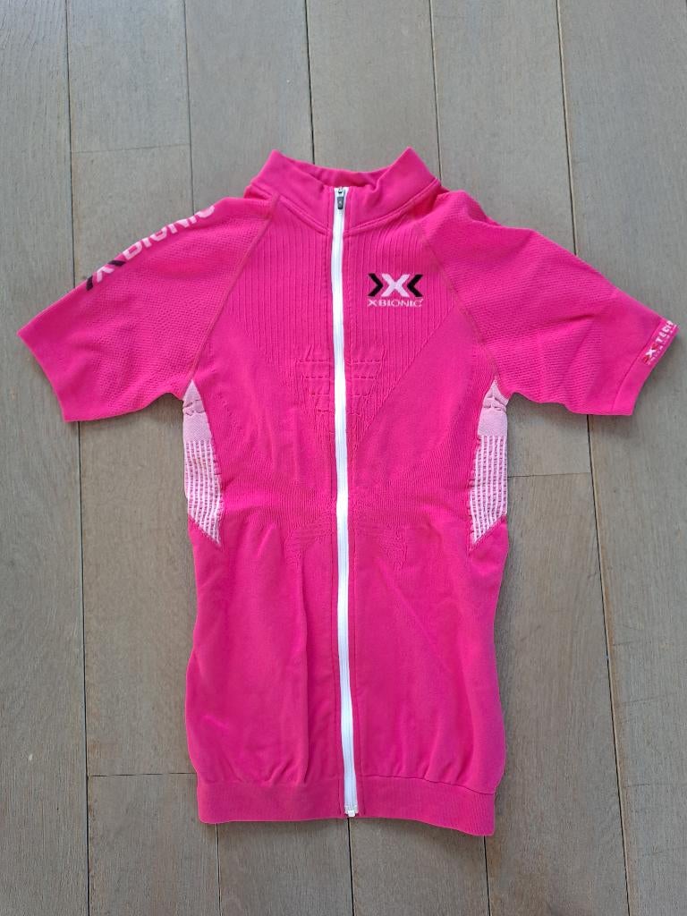 X-BIONIC The Trick Dames Fietsshirt in Roze Wit size L, Nieuw, Ophalen of Verzenden, L, Dames