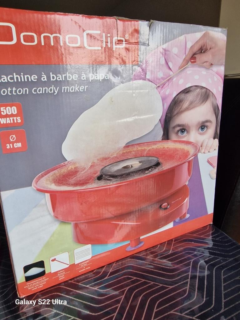 appareil pour faire barbe a papa, Utilisé