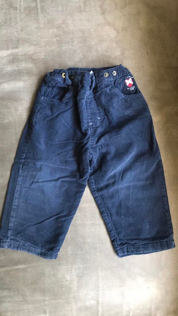 Pantalon bleu velours 92, Comme neuf