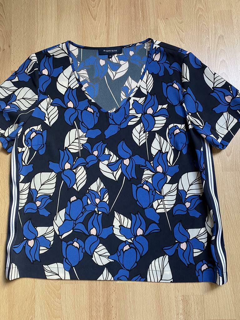 Bloesje Terre Bleue, maat 38, Maat 38/40 (M), "" TERRE BLEUE "", Zo goed als nieuw, Verzenden
