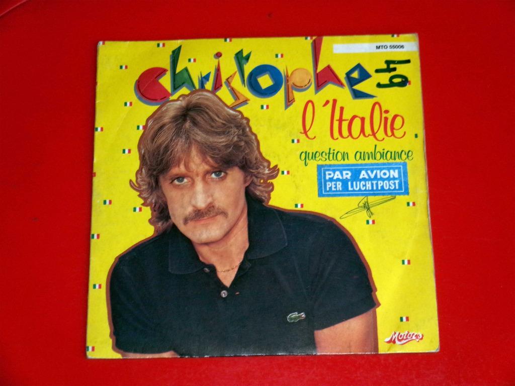 VINYL 45 TOURS : * CHRISTOPHE * L'ITALIE *, CD & DVD, Vinyles | Autres Vinyles, Enlèvement, Utilisé, Autres formats