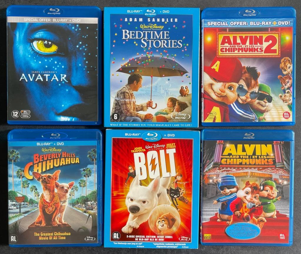 Verschillende films BLU-RAY combopack (prijs per stuk) - 16, Enlèvement ou Envoi, Comme neuf, Enfants et Jeunesse