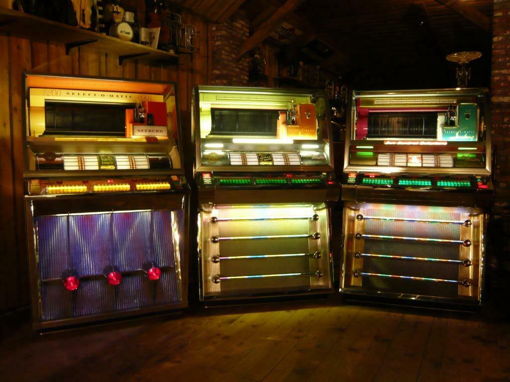 te  koop  gevraagd  jukebox  seeburg   v 200  vl 200   201, Enlèvement ou Envoi, Comme neuf, 1950 à 1960, Seeburg