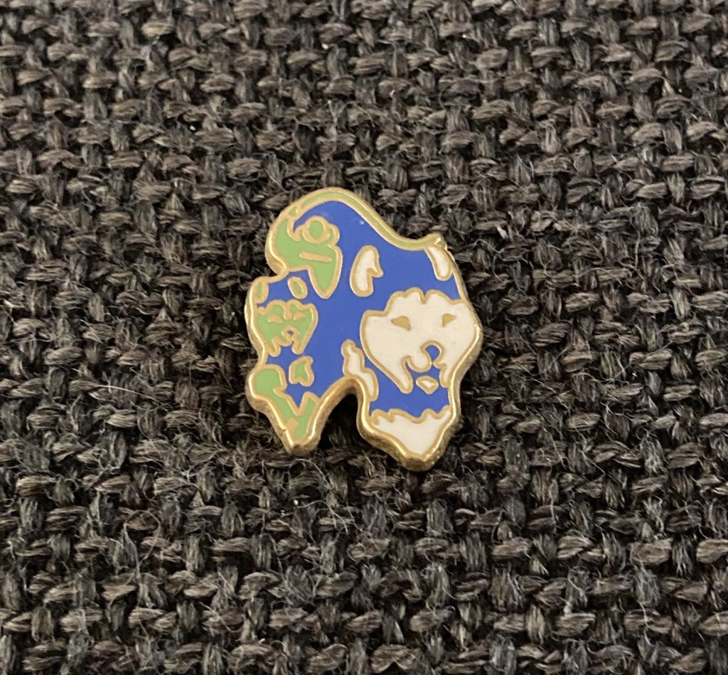 PIN - WOLF - LOUP - HOND - CHIEN, Envoi, Utilisé, Animal et Nature, Insigne ou Pin's