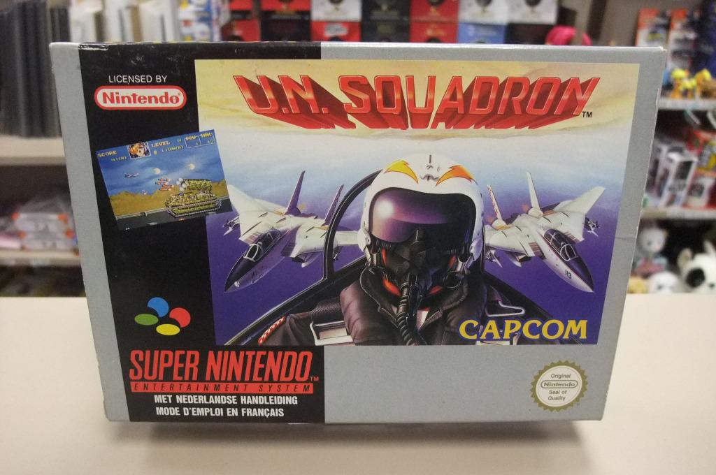 UN Squadron (cib) FAH snes, Consoles de jeu & Jeux vidéo, Jeux | Nintendo Super NES, Enlèvement ou Envoi, 1 joueur, À partir de 7 ans