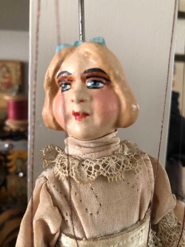Antiek marionetten popje, Ophalen of Verzenden