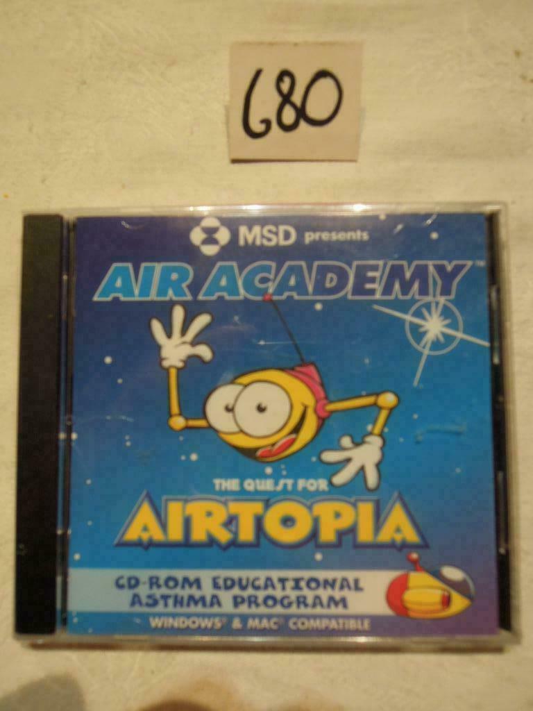 CD - rom asthme maladie Airtopia Air Academy anglais, Livres, Santé, Diététique & Alimentation, Enlèvement ou Envoi, Neuf, Maladie et Allergie