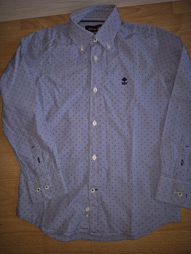Hemd River Woods 10 jaar, River woods, Overhemd of Blouse, Ophalen of Verzenden, Zo goed als nieuw
