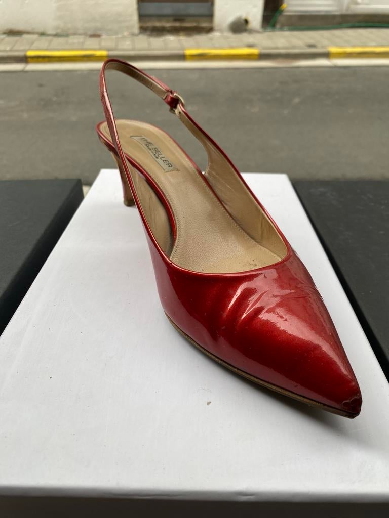 Elegant lak schoentje maat 39, ANDERE, Schoenen met lage hakken, Ophalen of Verzenden, Gedragen