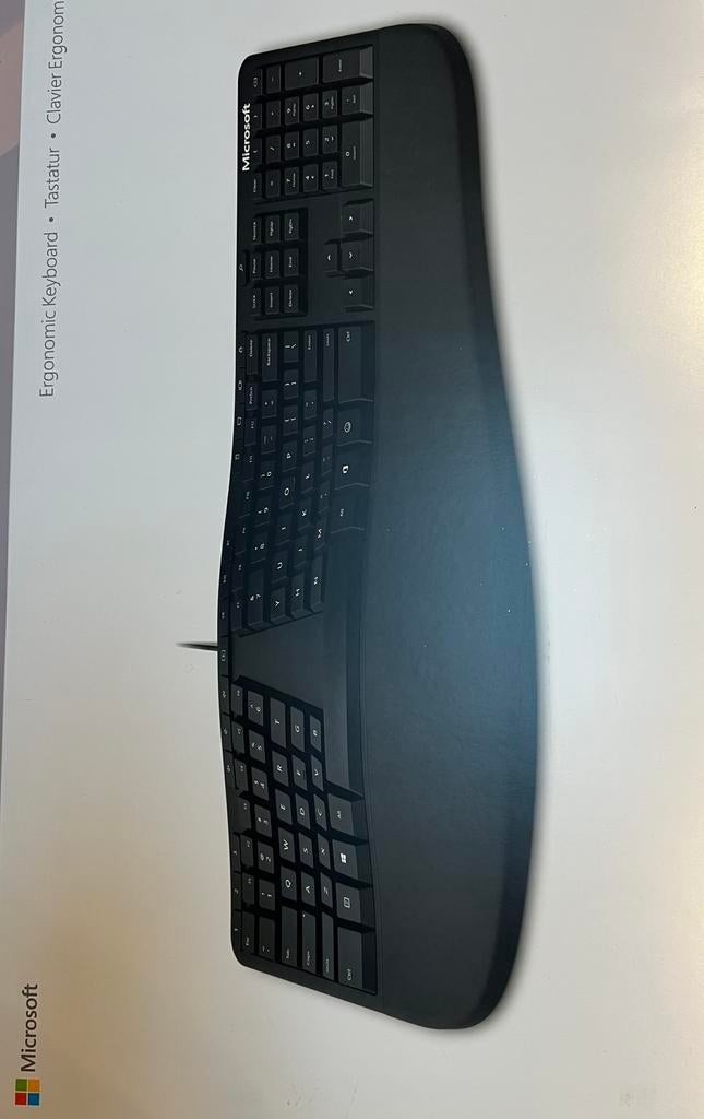 Ergonomisch toetsenbord, Ophalen, Ergonomisch, Azerty, Zo goed als nieuw