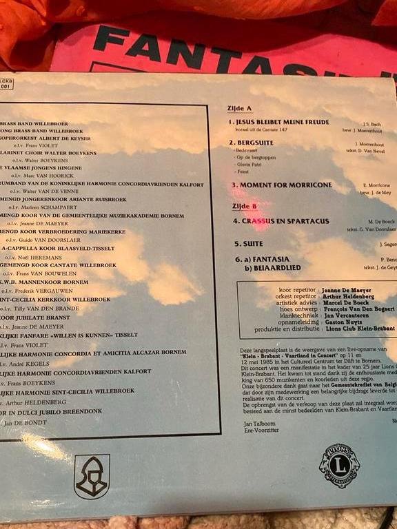 ALS NIEUW LP WALTER BOEYKENS DIRIGEERT LIVE !, Ophalen of Verzenden, Zo goed als nieuw