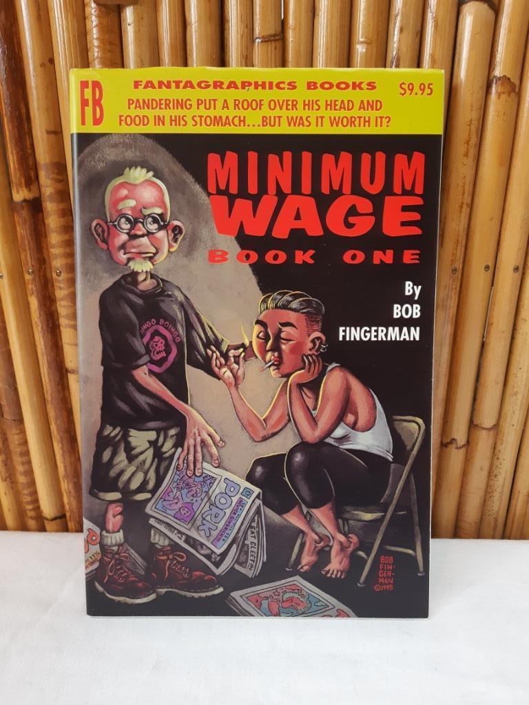 Comic Minimum Wage: Book one van Bob Fingerman, 1995, Gelezen, Amerika, Verzenden, Complete serie of reeks