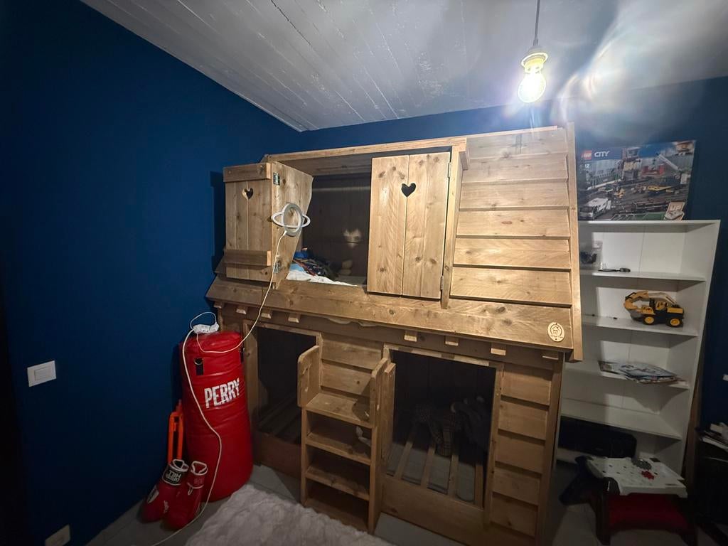 Droomhuis bed stapelbed saartje prum, Enlèvement, Comme neuf, Lits superposés
