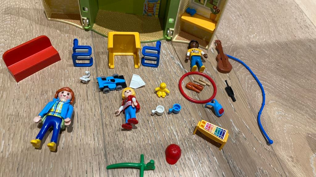 Playmobil citylife Speelbox kinderdagverblijf 70308, Enlèvement ou Envoi, Comme neuf, Ensemble complet