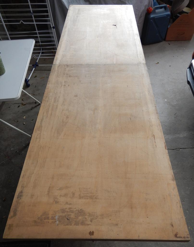 Table à tapisser 2 x 1m dans son jus., Enlèvement, Utilisé