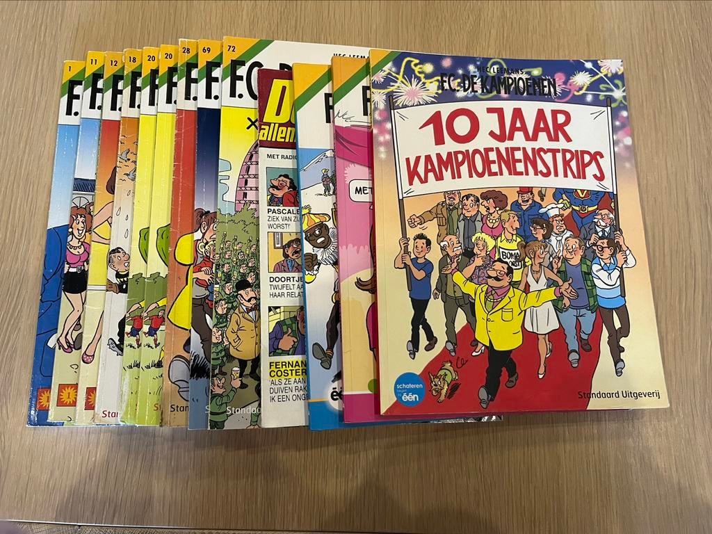 F.C. De Kampioenen - 1,12,18 en 20, Meerdere stripboeken, Ophalen of Verzenden