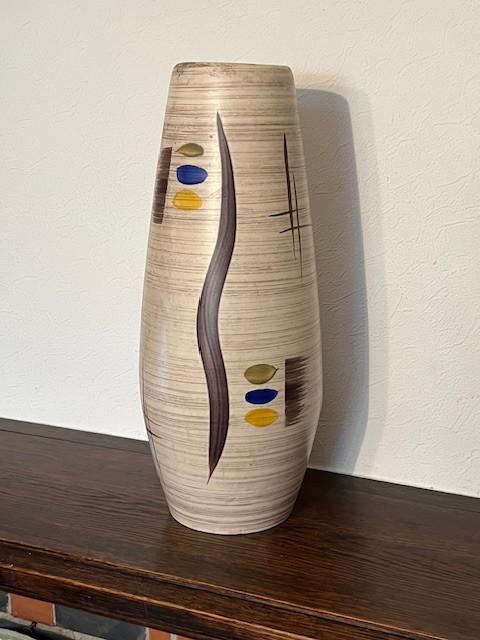 Duitse Scheurich Vaas jaren 1950 design 613-40, Antiek en Kunst, Antiek | Vazen, Ophalen