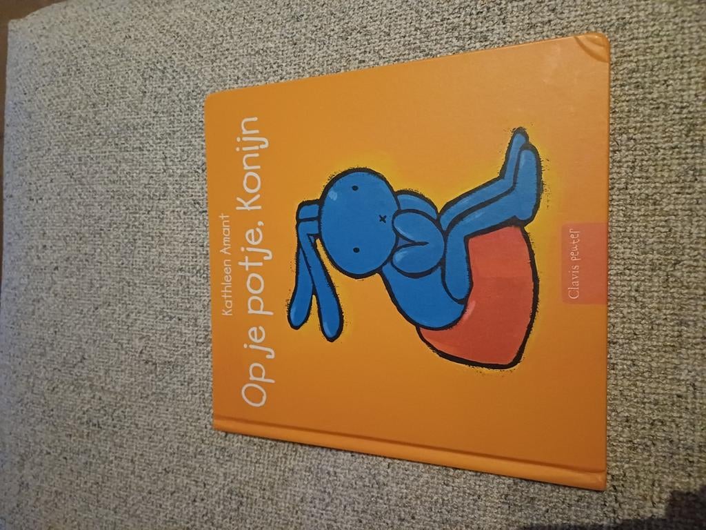 Kathleen Amant - Op je potje, Konijn, Boeken, Kinderboeken | Baby's en Peuters, Zo goed als nieuw, Ophalen