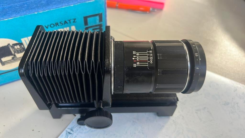 Objectif soufflet (pour la macrophotographie) Vorsatz m42, TV, Hi-fi & Vidéo, Enlèvement ou Envoi