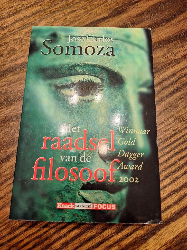 José Carlos SOMOZA : HET RAADSEL VAN DE FILOSOOF, Boeken, Filosofie, Ophalen of Verzenden, Zo goed als nieuw, Cultuurfilosofie