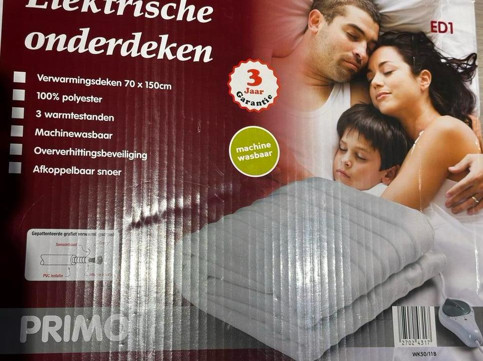 Primo elektrische onderdekens, Ophalen, Zo goed als nieuw