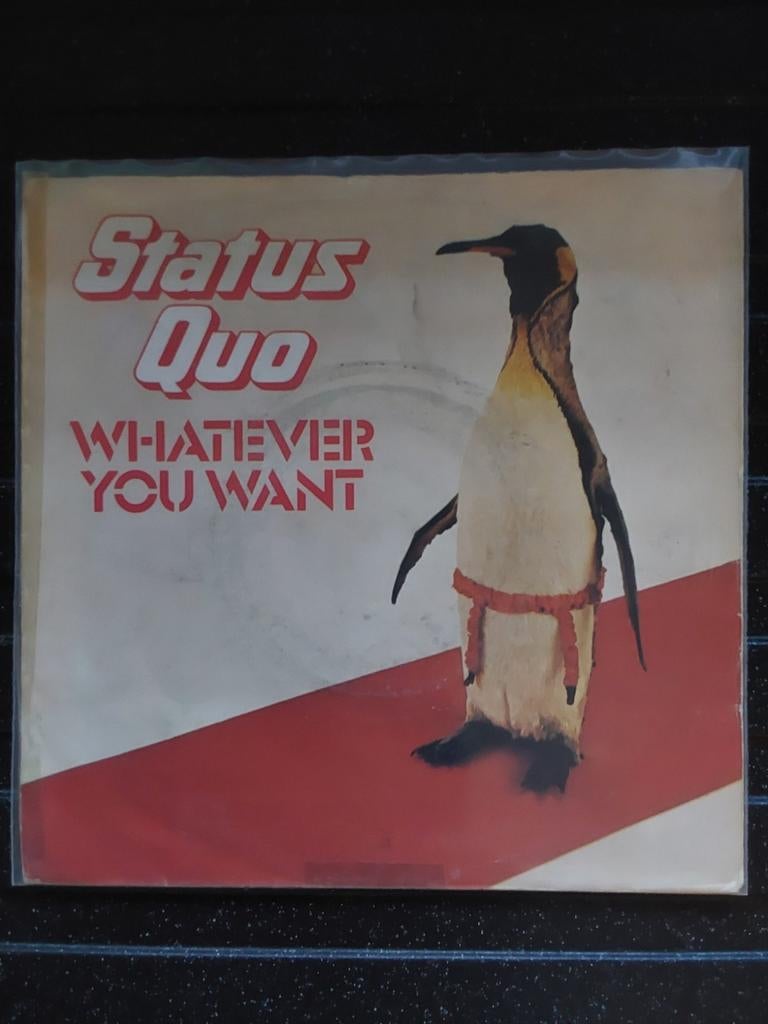 45T Status Quo - Whatever you want, Cd's en Dvd's, Vinyl Singles, Ophalen of Verzenden, Gebruikt, Rock en Metal