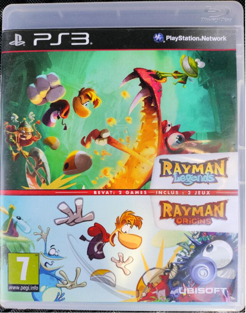 PS3 - Rayman (Legends - Origins) - 2 spellen, Games en Spelcomputers, Ophalen, Zo goed als nieuw
