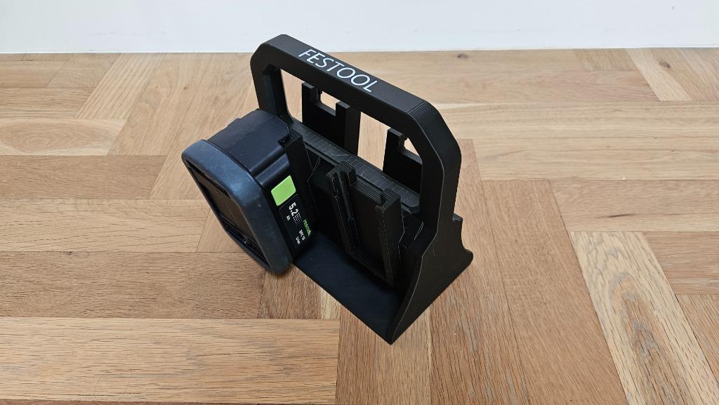 Festool 18V accu / batterij houder incl. wandhouder, Doe-het-zelf en Bouw, Ophalen of Verzenden, Nieuw