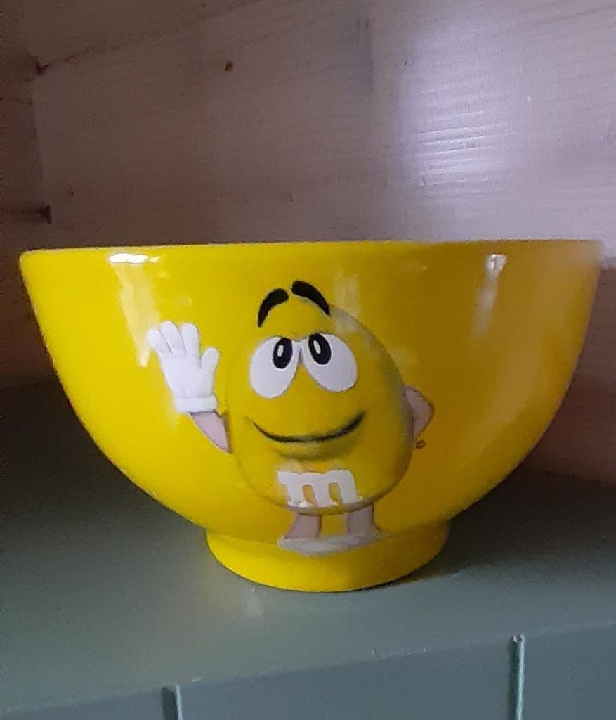 M&M kom geel yellow, Huis en Inrichting, Ophalen of Verzenden