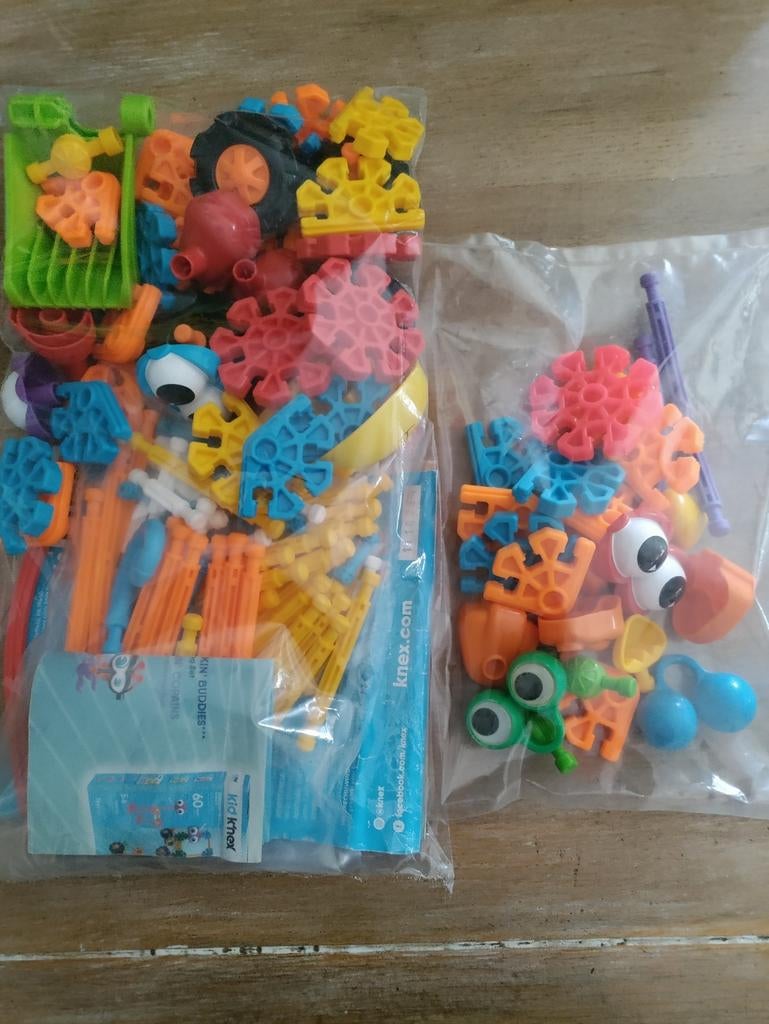 Kids K'nex/bouwstenen, Ophalen
