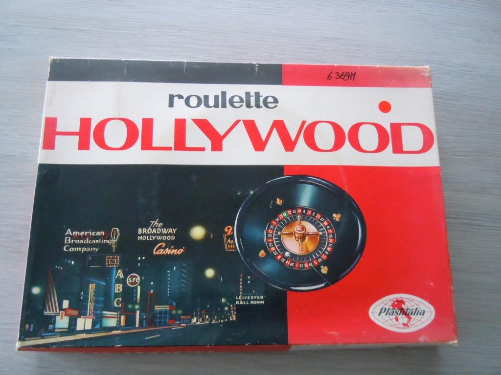 spel vintage Holywood roulette Plastitalia, Verzamelen, Ophalen of Verzenden