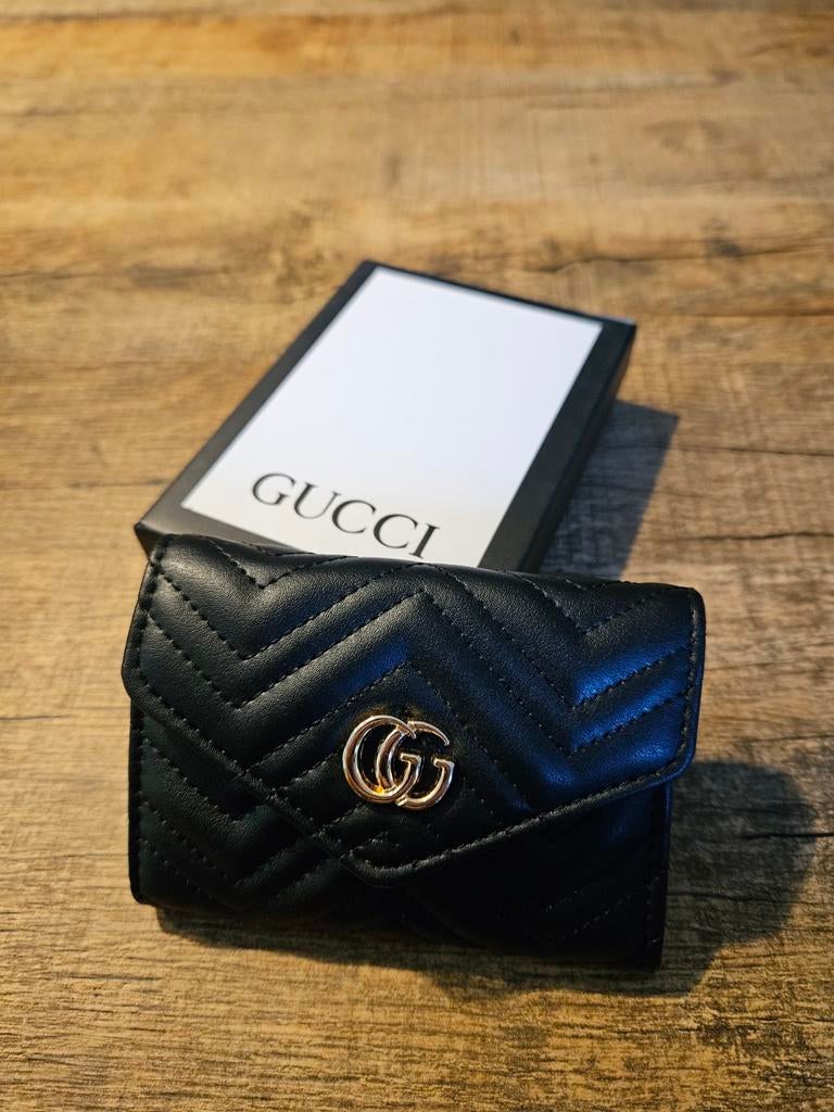 Gucci portemonnee, Bijoux, Sacs & Beauté, Neuf, Autres marques, Enlèvement, Avec fermeture à pression