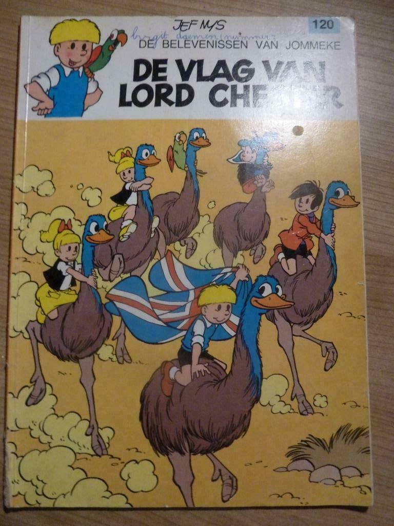 Jommeke 120. De vlag van Lord Chester, Eén stripboek, Ophalen of Verzenden, Zo goed als nieuw