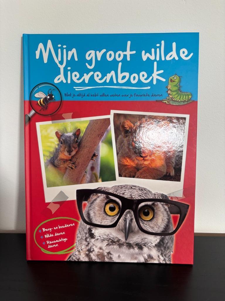 Kinderboek "Mijn groot wilde dierenboek", Ophalen, Zo goed als nieuw
