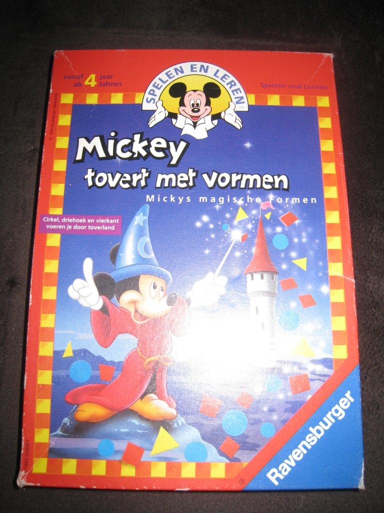 mickey mouse vormen spel, Hobby en Vrije tijd, Ophalen of Verzenden, Zo goed als nieuw