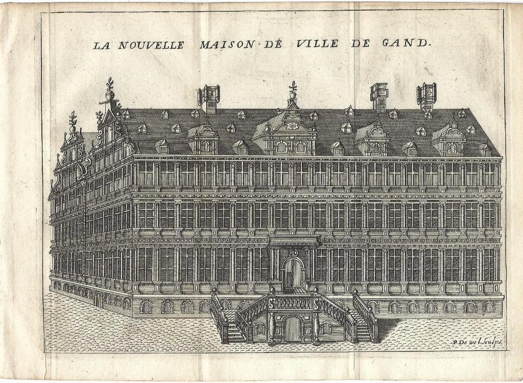 1711 - het stadhuis van Gent, Antiquités & Art, Envoi