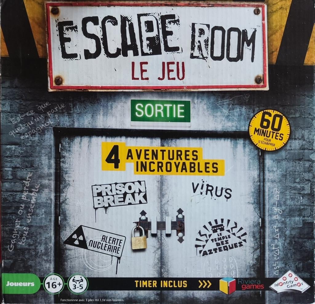 Escape room Le Jeu avec Le Timer decoder Français, Hobby en Vrije tijd, Ophalen of Verzenden, Gebruikt