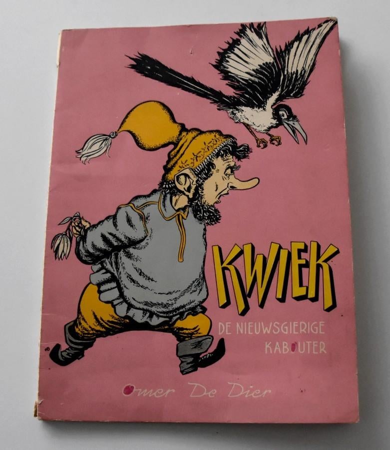 Kwiek, de nieuwsgierige kabouter, Antiek en Kunst, Ophalen of Verzenden, Omer de dier