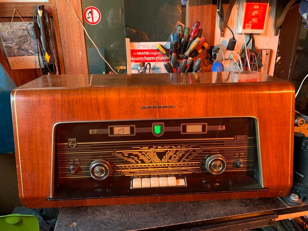 Philips radio, Ophalen