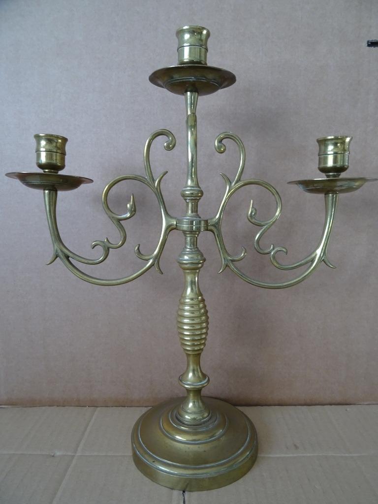 Grand bougeoir grand chandelier en cuivre bougeoir 38cm 1950, Maison & Meubles, Accessoires pour la Maison | Bougeoirs & Bougies