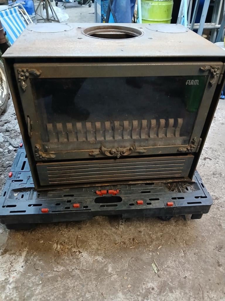 Kachel flam, Ophalen