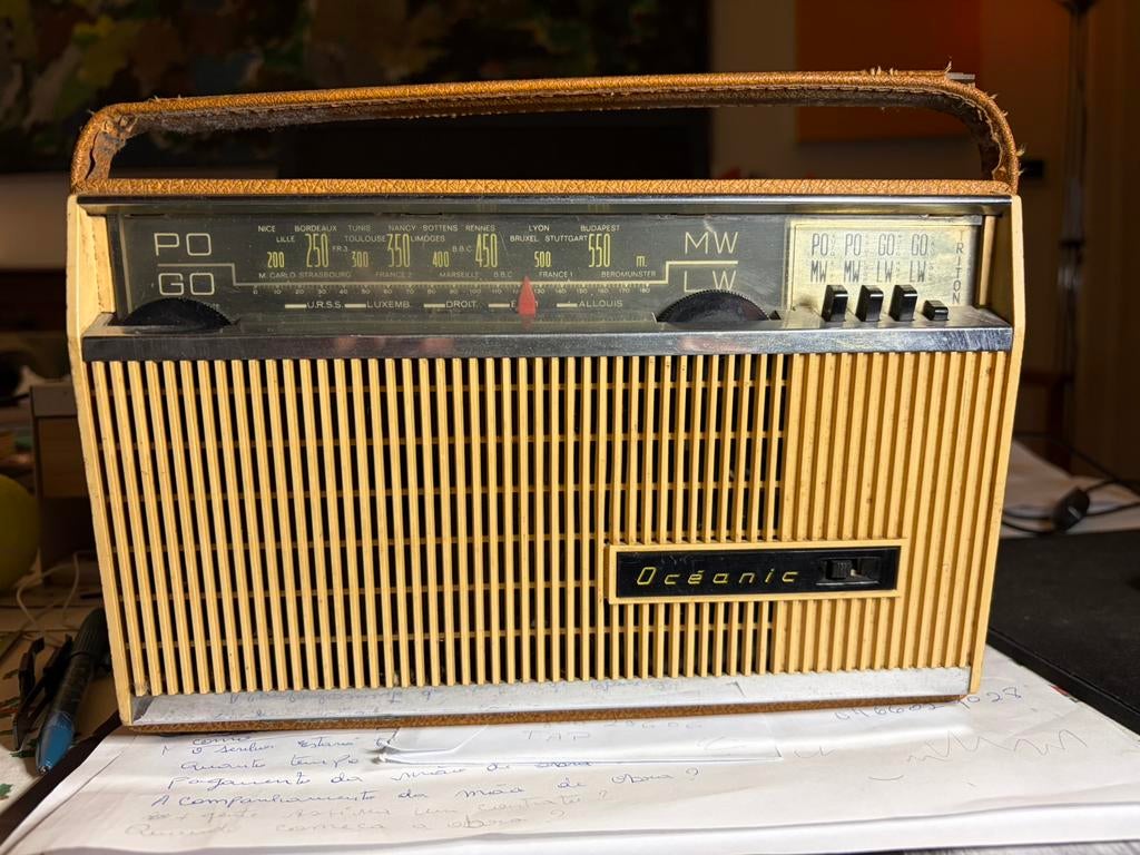 Radio vintage oceanic Triton, Enlèvement