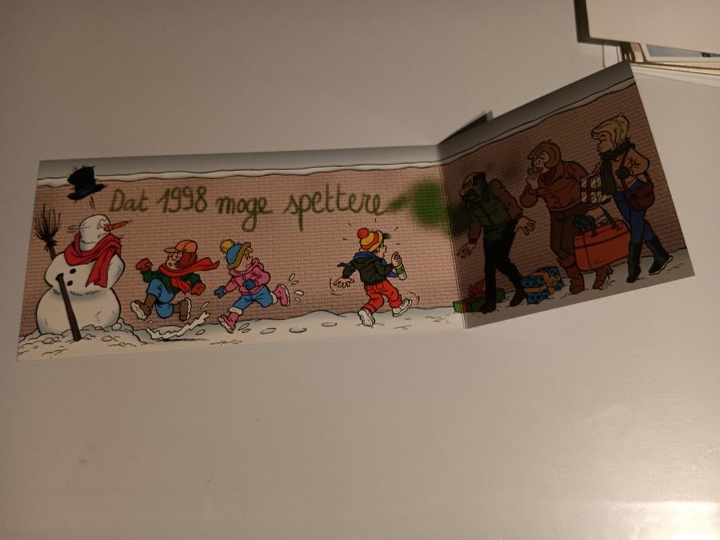 Kiekeboe wenskaartje 1998, Ophalen of Verzenden